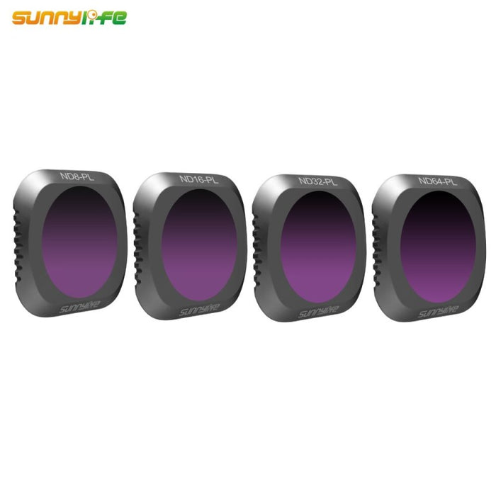Sunnylife NDPL Filterset 4 Stuks - ND8PL/ND16PL/ND32PL/ND64PL - DJI Mavic 2 Pro